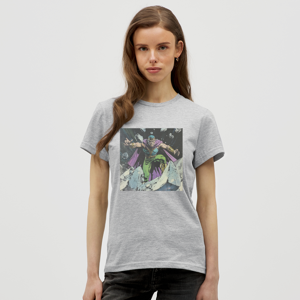 Granitus, T-shirt dam - gråmelerad