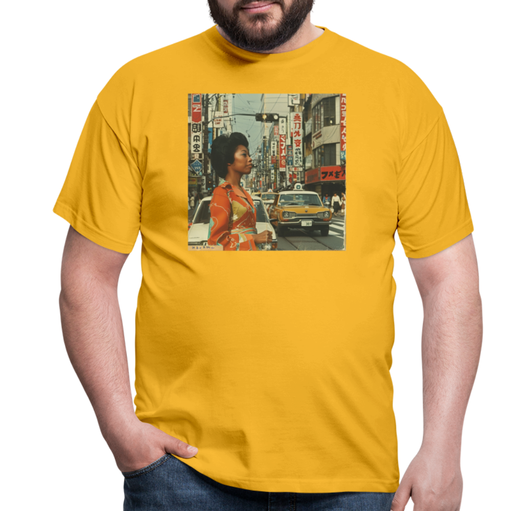Yumi Sakamoto, T-shirt herr - gul