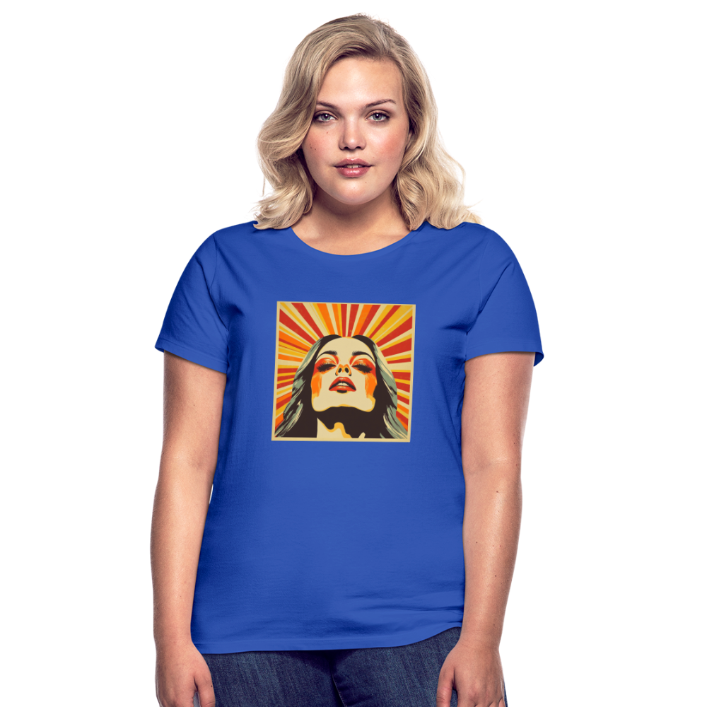 Sun Girl, T-shirt dam - royalblå