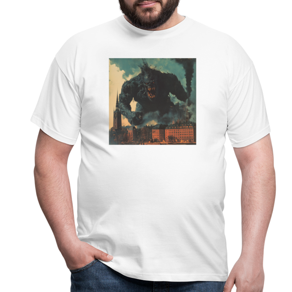 Helvetesstorm över Staden, T-shirt herr - vit