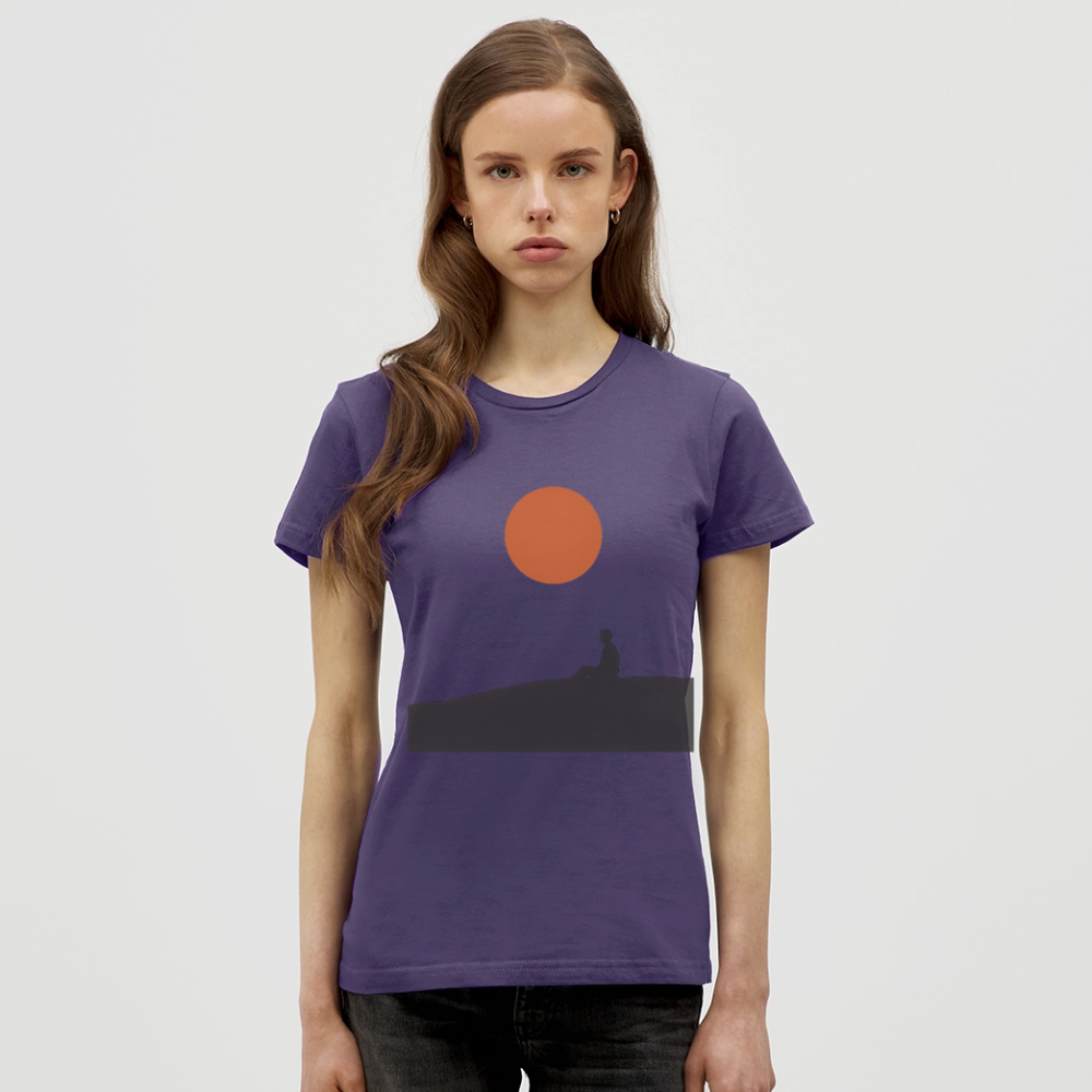 Under the sun, T-shirt dam - mörklila