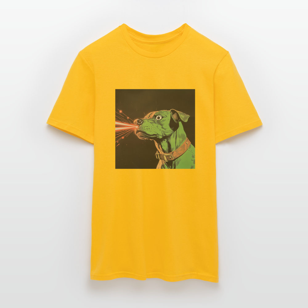 Strålhunden, T-shirt herr - gul
