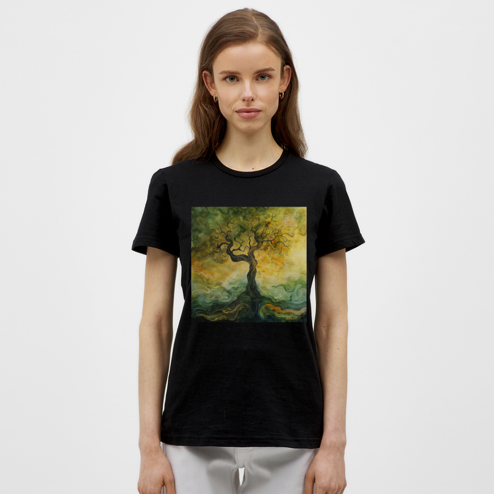 Trädets visdom, T-shirt dam - svart