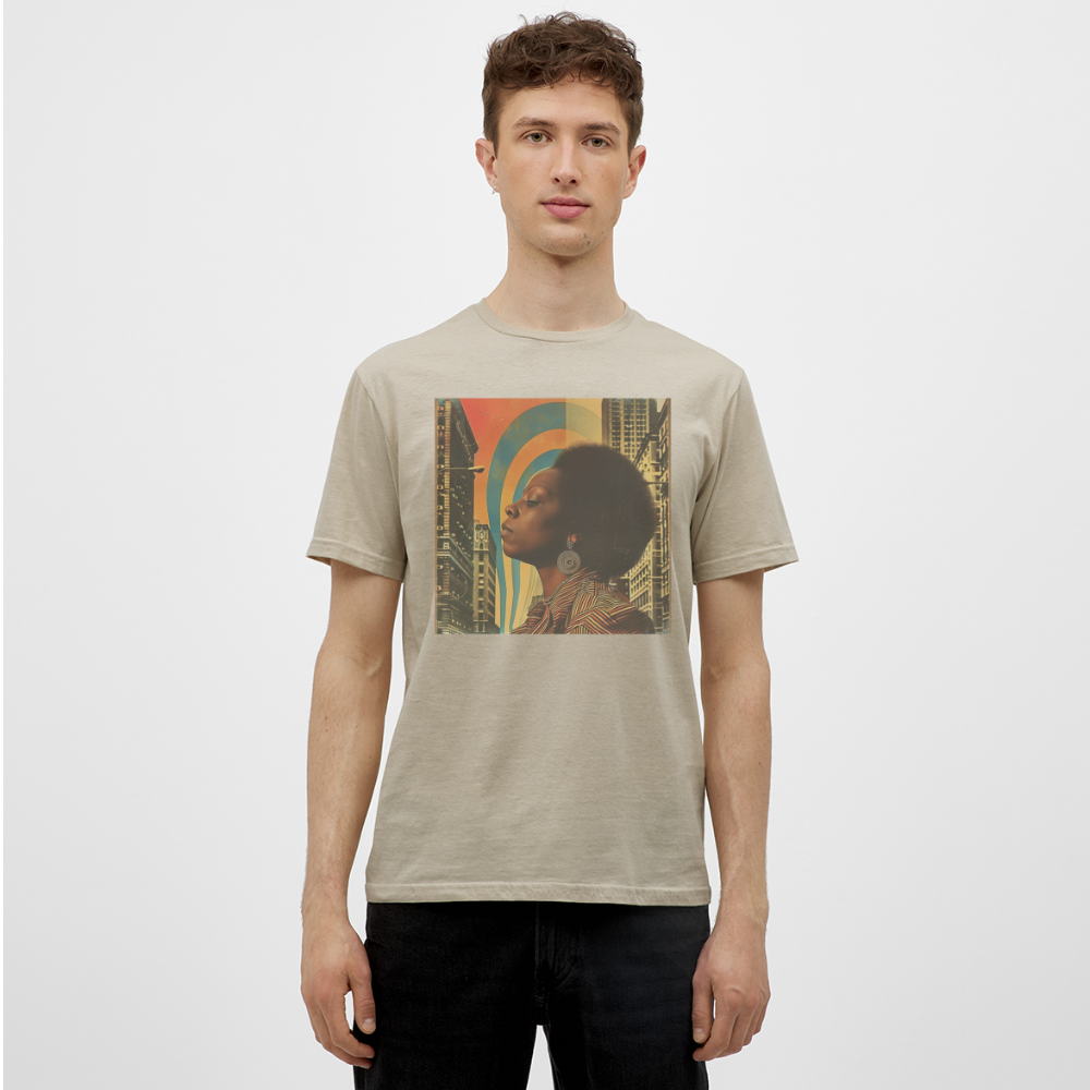 Jazz in the Moonlight, T-shirt herr - sandbeige