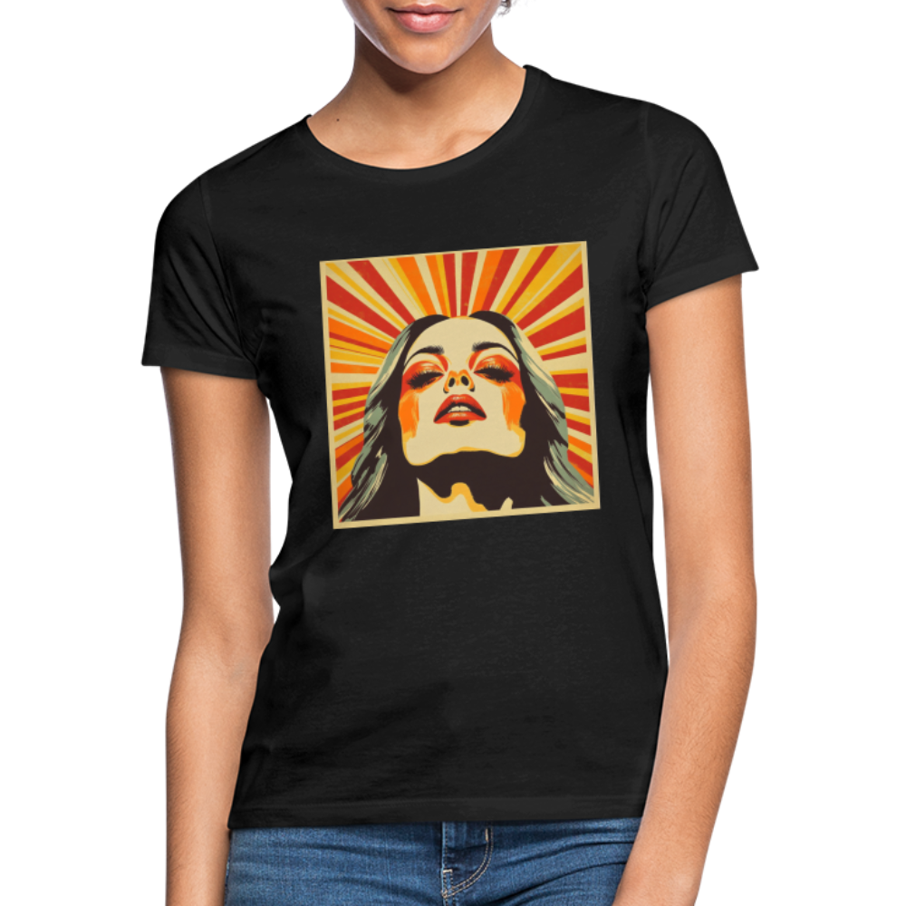 Sun Girl, T-shirt dam - svart