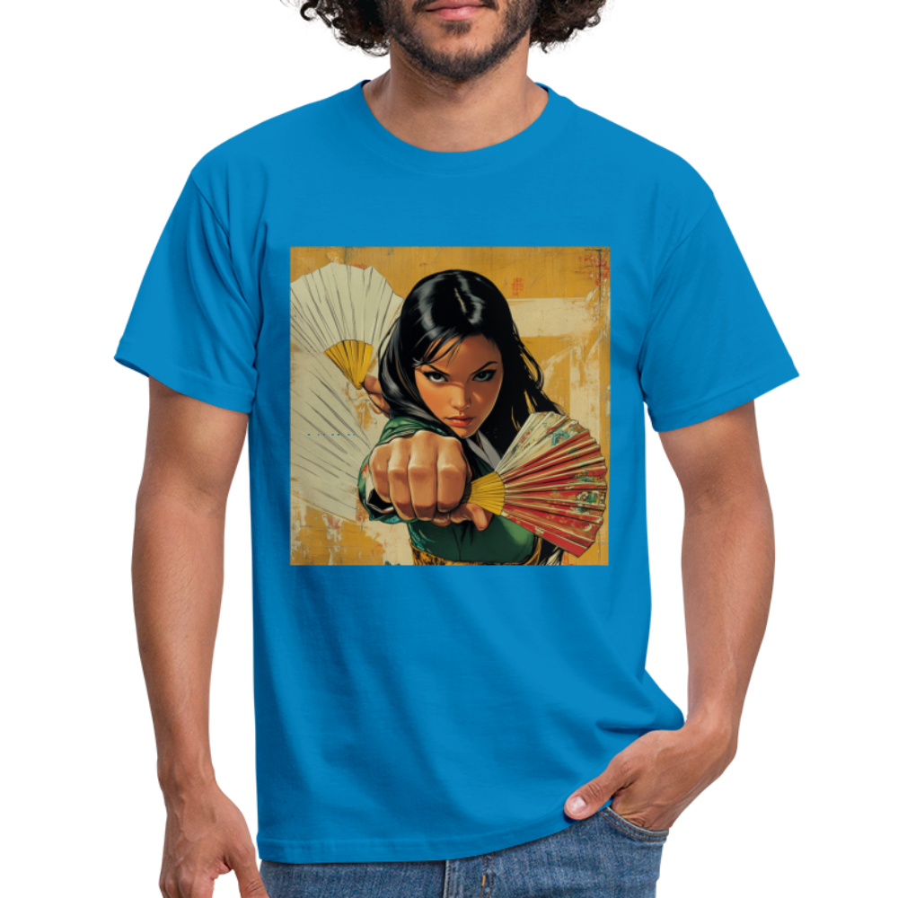 Blå Lotus, T-shirt herr - kungsblå