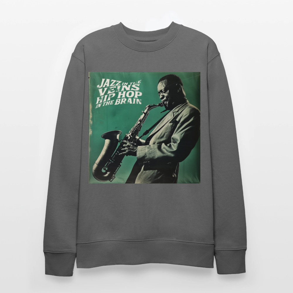 Groove in the Mind, Ekologisk sweatshirt CHANGER unisex från Stanley/Stella - kolgrå