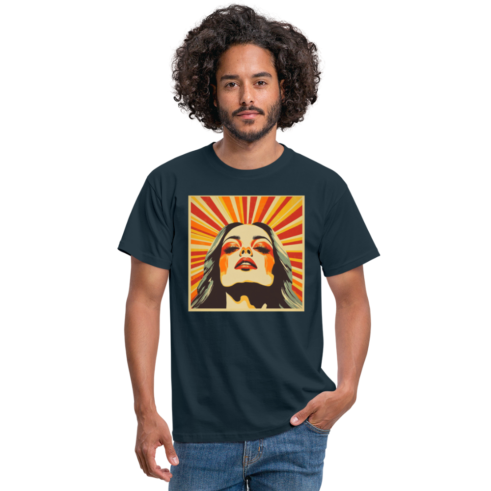 Dagens Första Strålar, T-shirt herr - marinblå