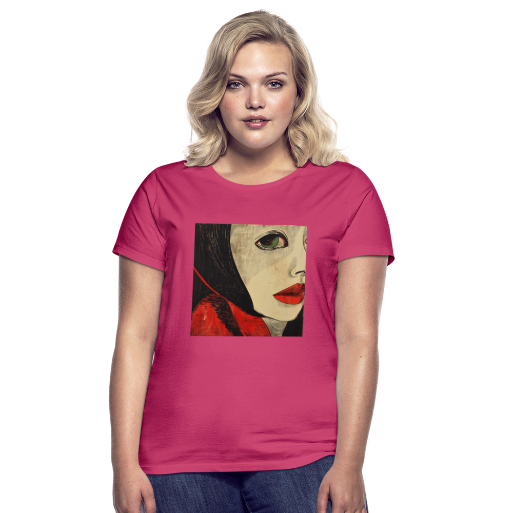Fiskarfruns öga, T-shirt dam - azalea