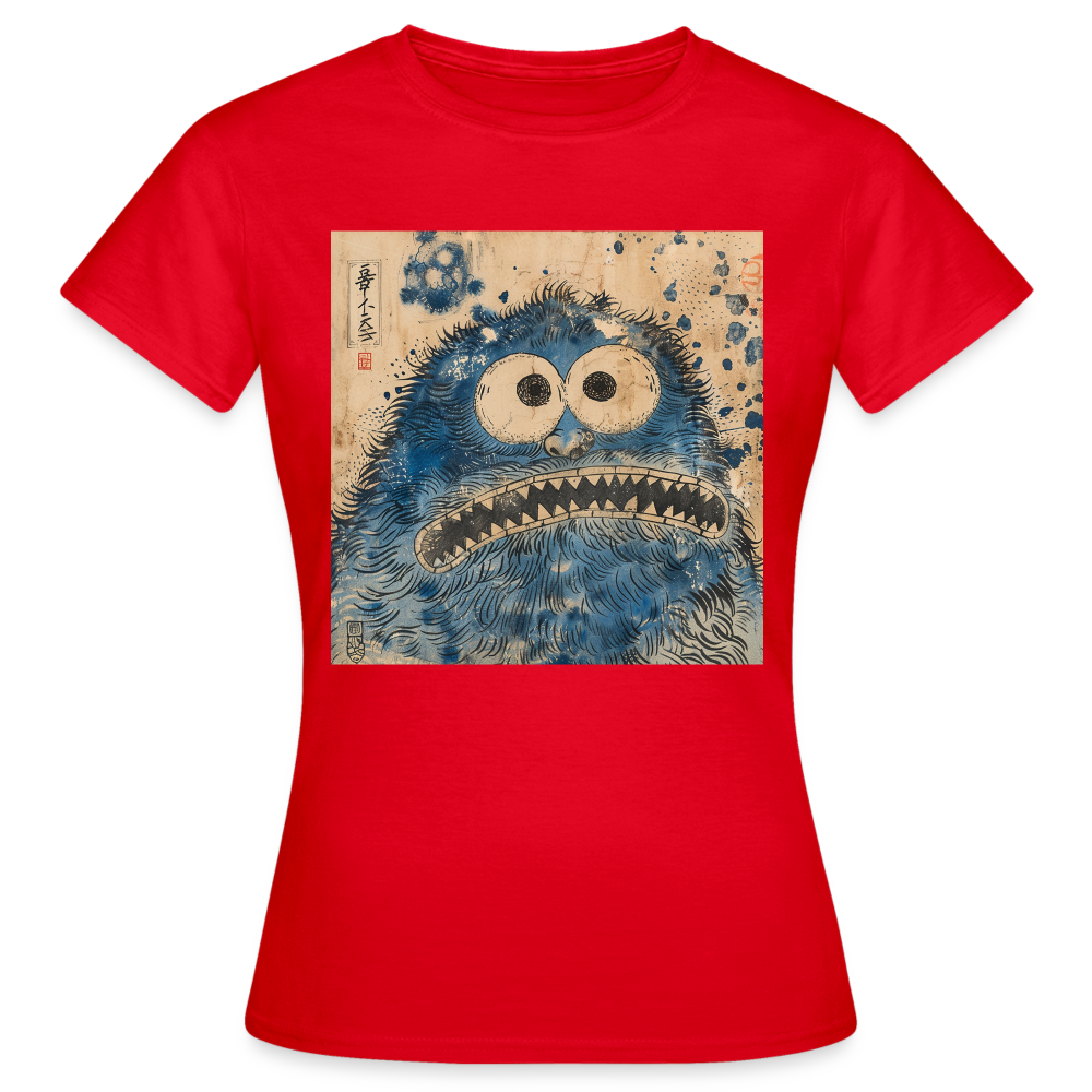 Uramiko ramlar i vattnet, T-shirt dam - röd