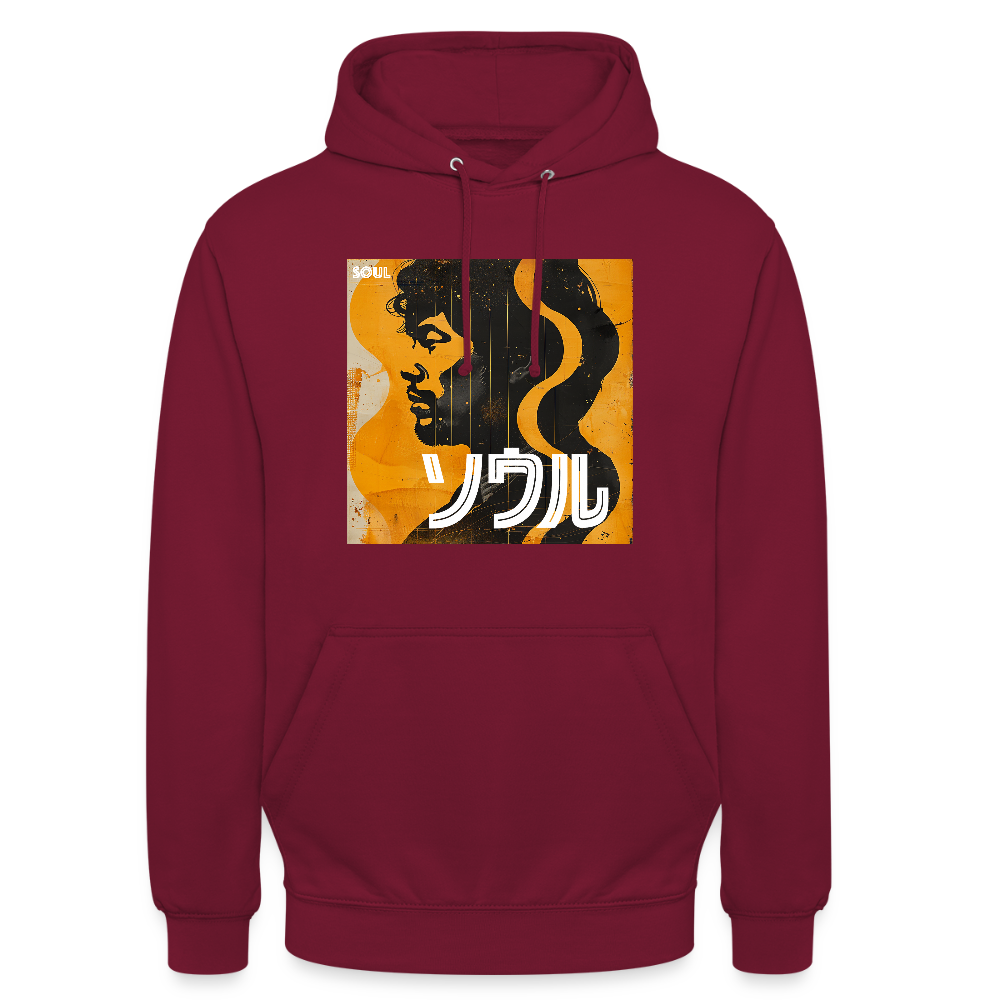 Nippon Grooves, Luvtröja unisex - bordeaux
