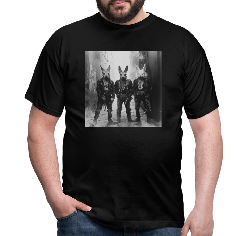 The Hare Raisers, T-shirt herr - svart