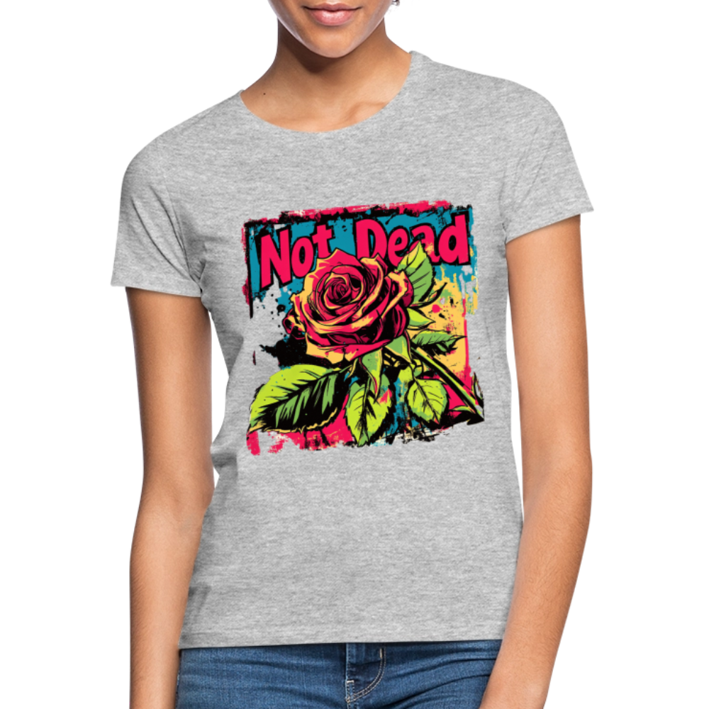 Den Eviga Rosen, T-shirt dam - gråmelerad