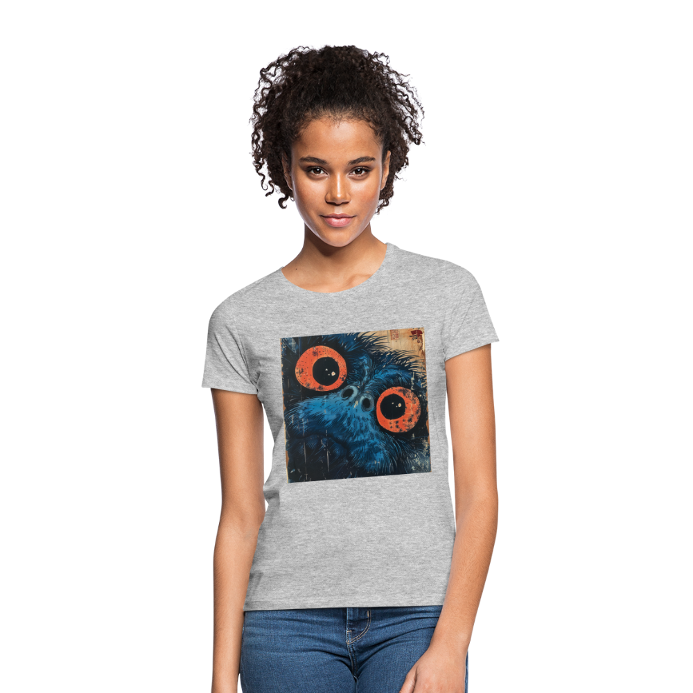 Den blå vännen, T-shirt dam - gråmelerad