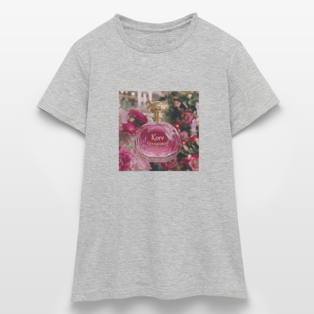 Eau de Toilette, T-shirt dam - gråmelerad