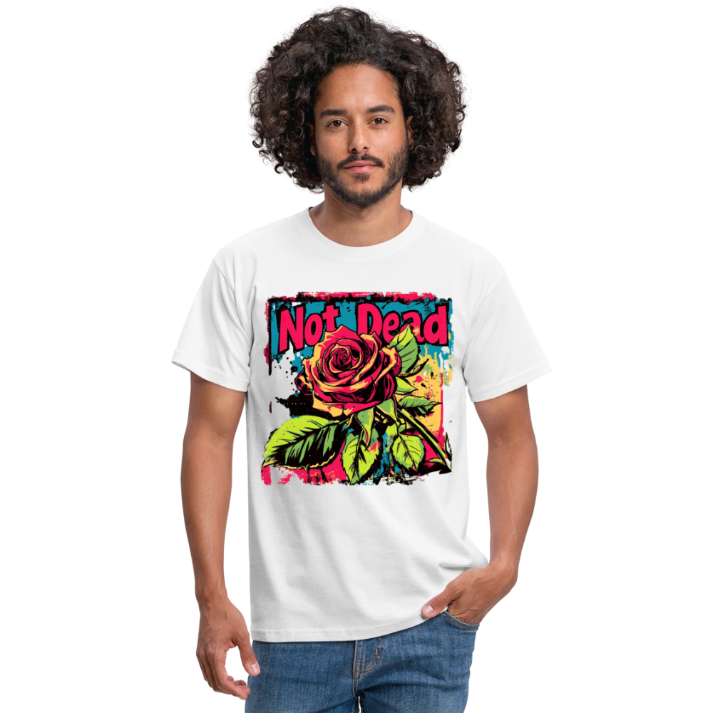 Den Eviga Rosen, T-shirt herr - vit