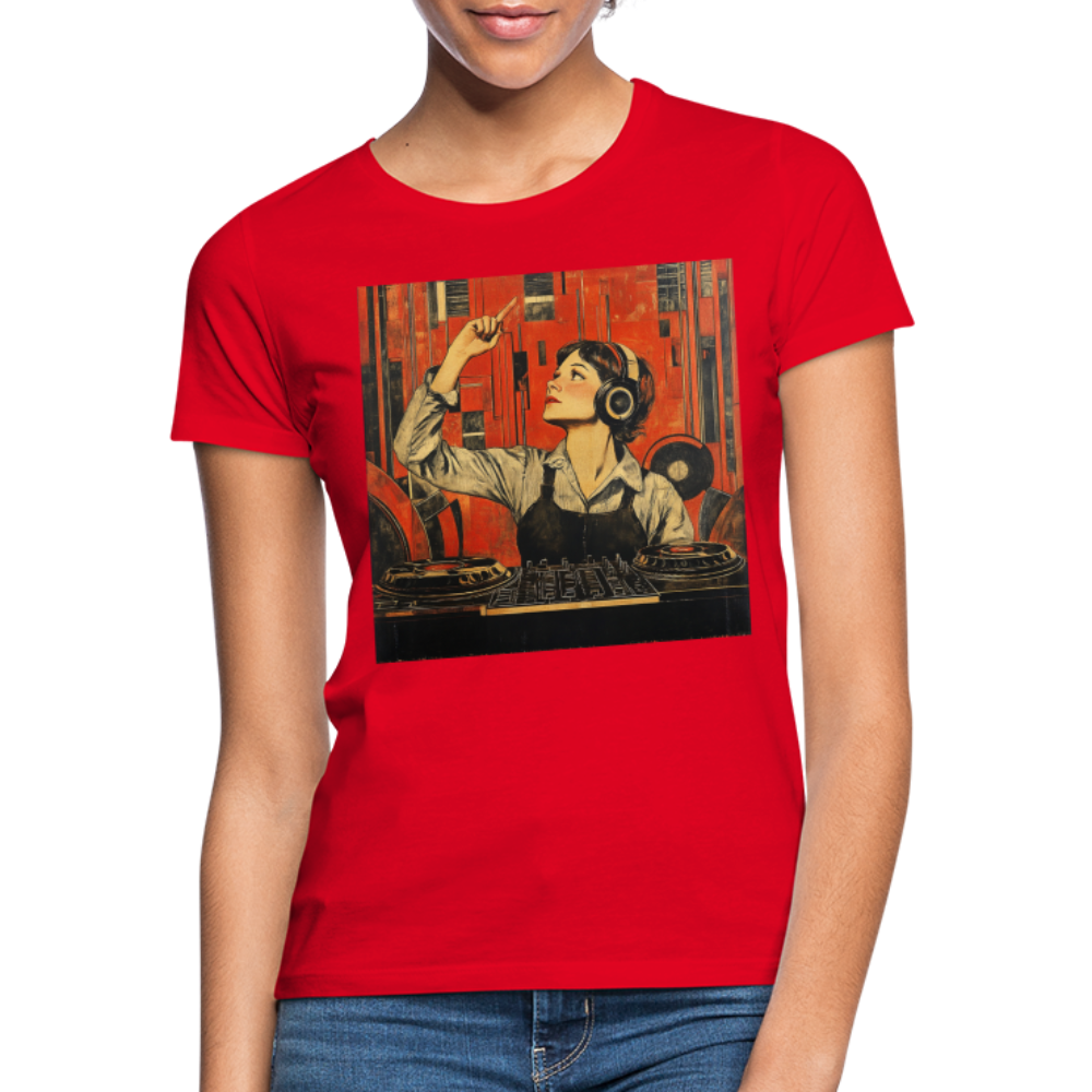 Revolutionens Rytm, T-shirt dam - röd