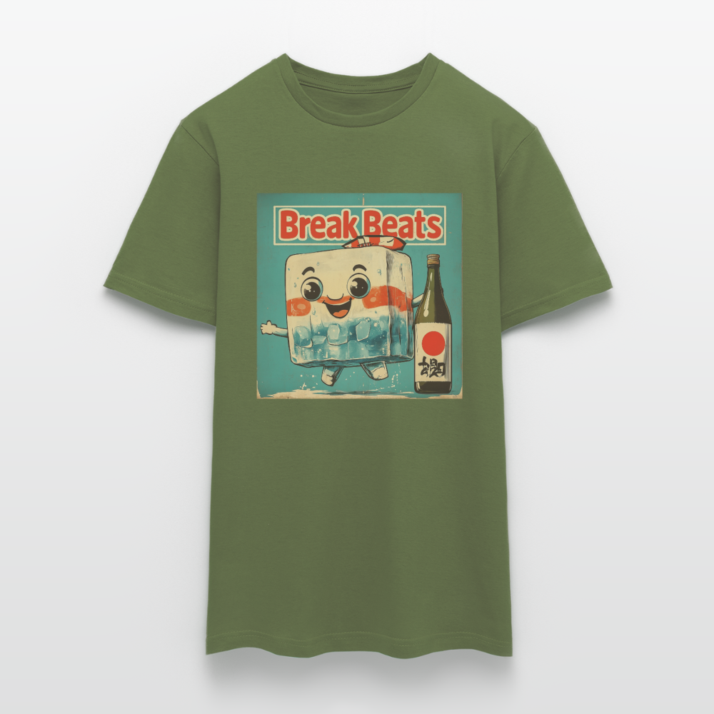 Nippon Break Beats, T-shirt herr - Militärgrön