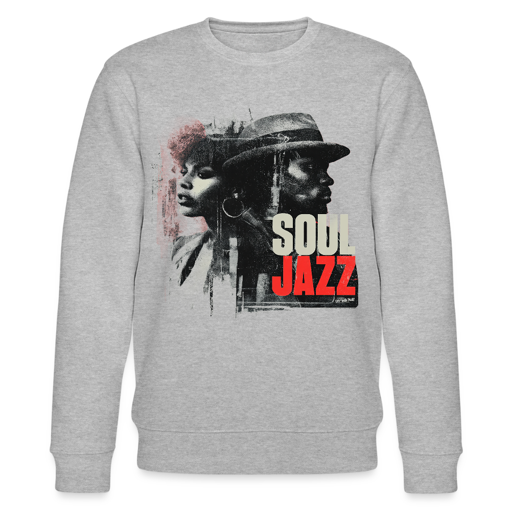 Soul Jazz Experience, Ekologisk sweatshirt CHANGER unisex från Stanley/Stella - gråmelerad