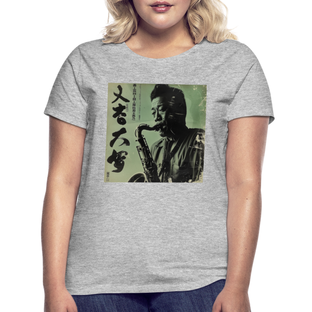 Live Mount Fuji Jazzcafé , T-shirt dam - gråmelerad