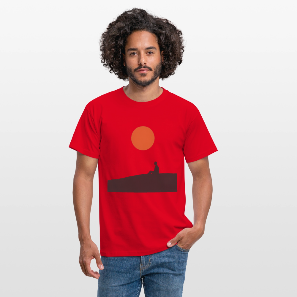 Under the sun, T-shirt unisex - röd