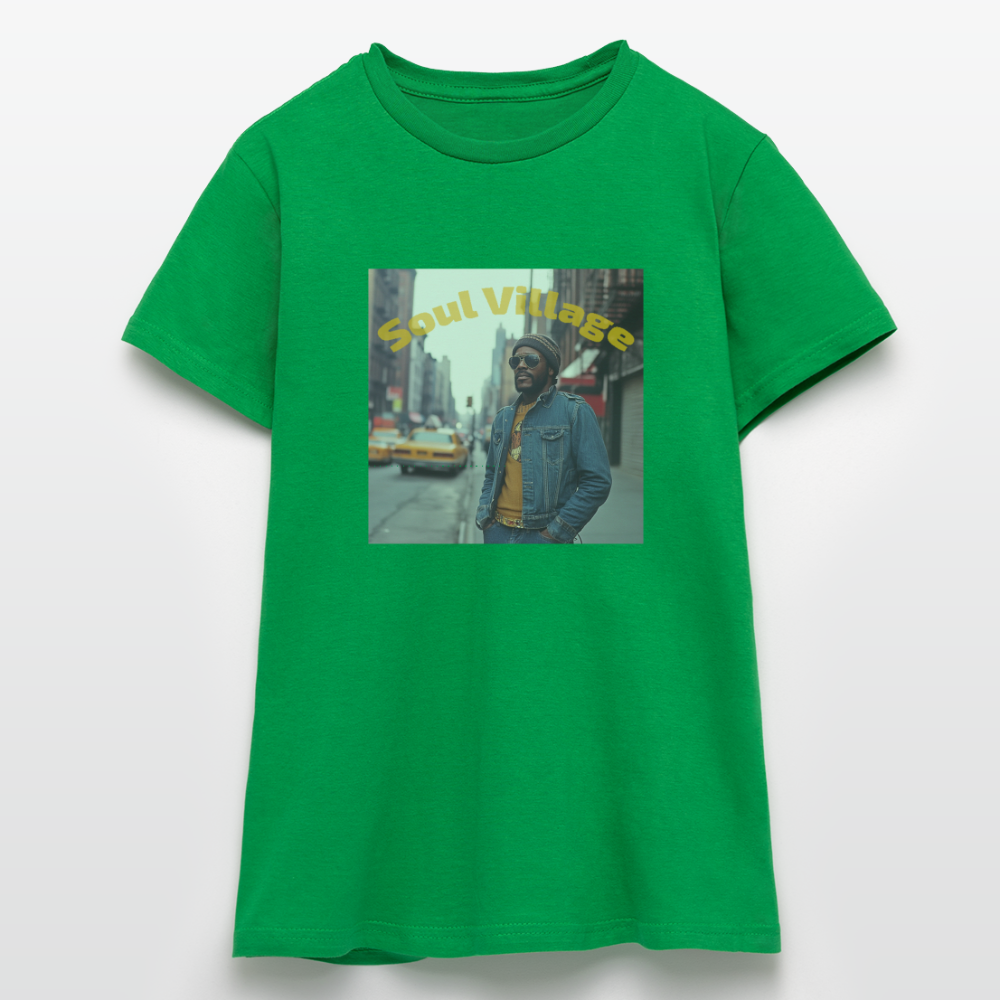 Soul Village, T-shirt dam - kellygrön