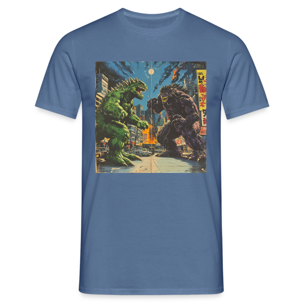 Kampen vid Solnedgången, T-shirt herr - duvblå