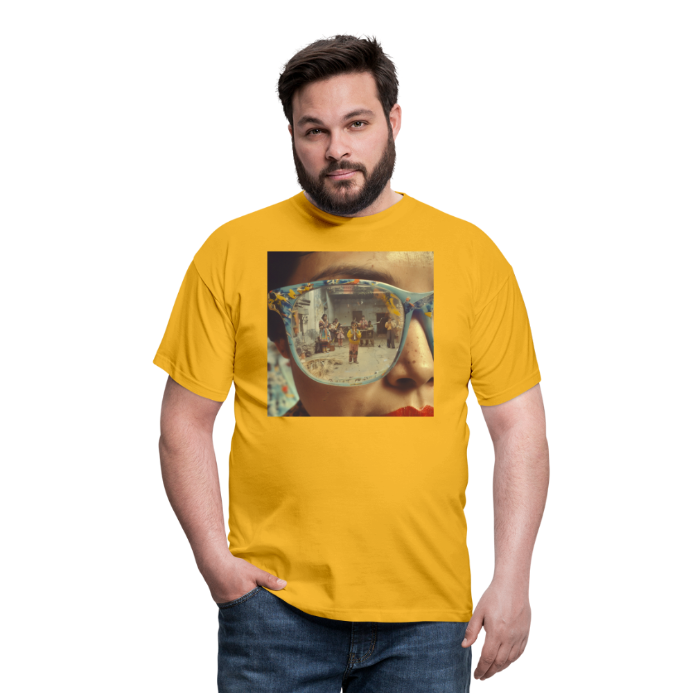 Reflektioner av Anderna, T-shirt herr - gul