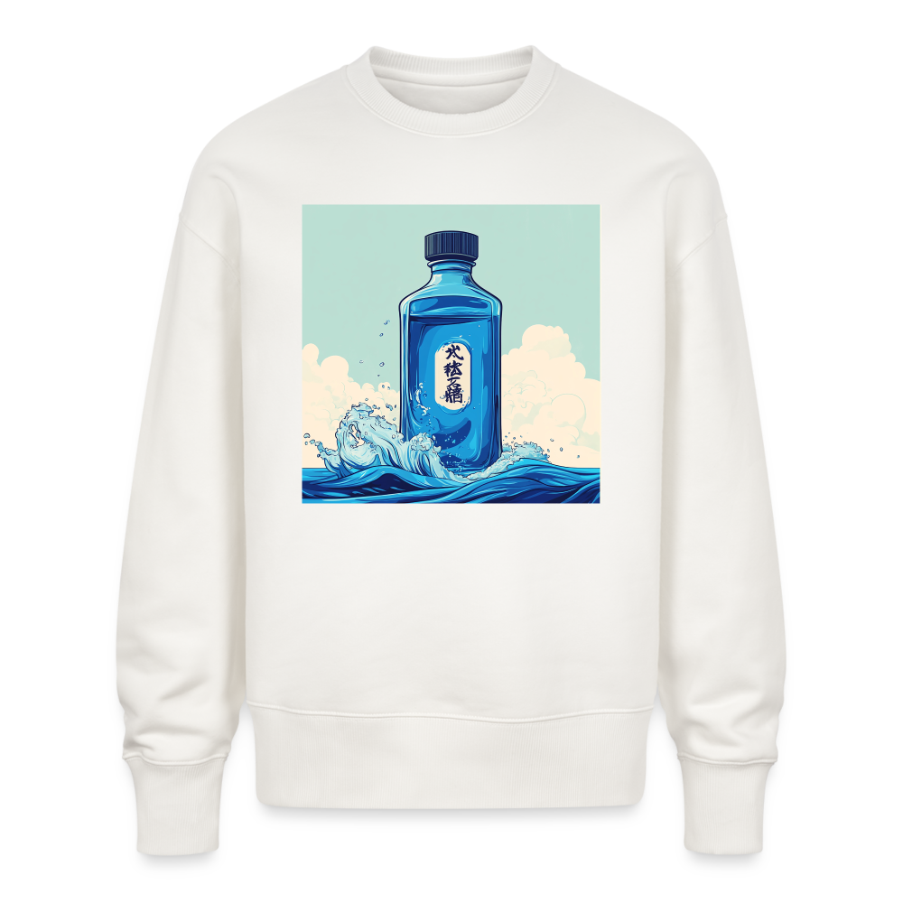 I Blått och Tystnad, Ekologisk oversizetröja RADDER unisex från Stanley/Stella - OFF WHITE