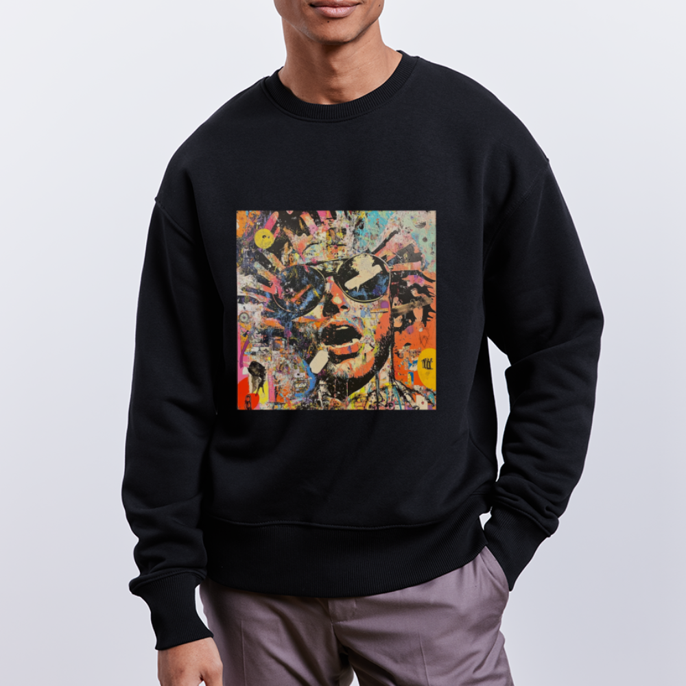 Cosmic Soul Groove, Ekologisk oversizetröja RADDER unisex från Stanley/Stella - svart