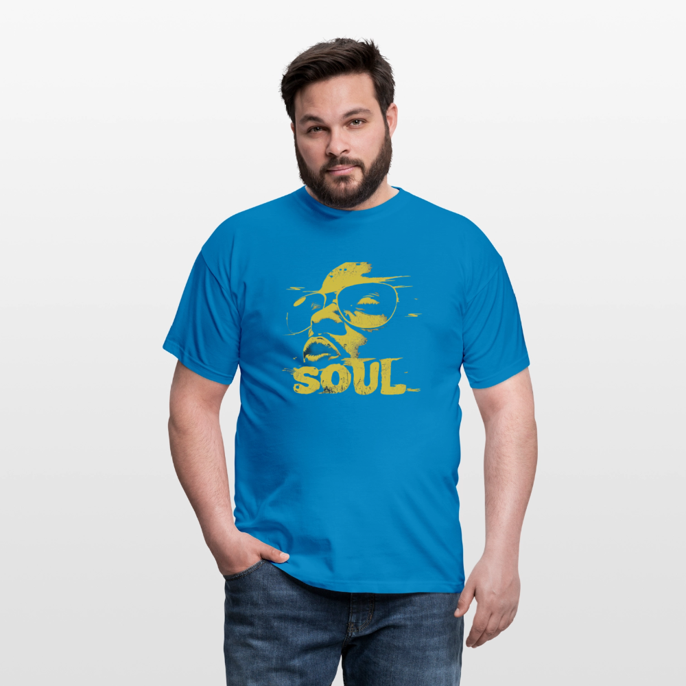 Funky Soul, T-shirt herr - kungsblå