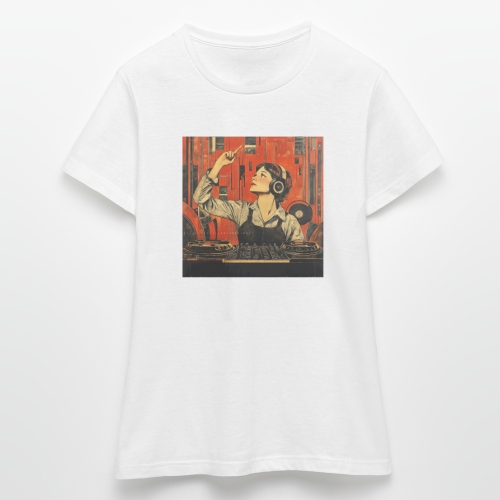 Revolutionens Rytm, T-shirt dam - vit