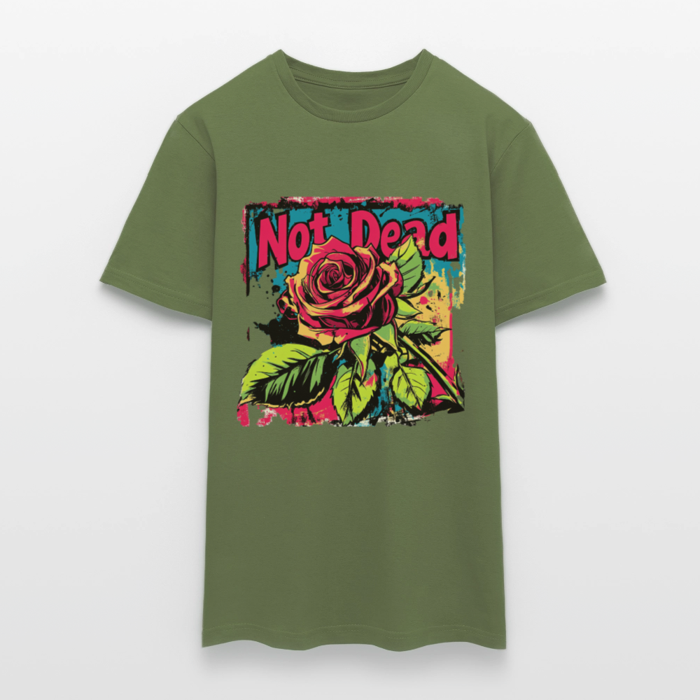 Den Eviga Rosen, T-shirt herr - Militärgrön