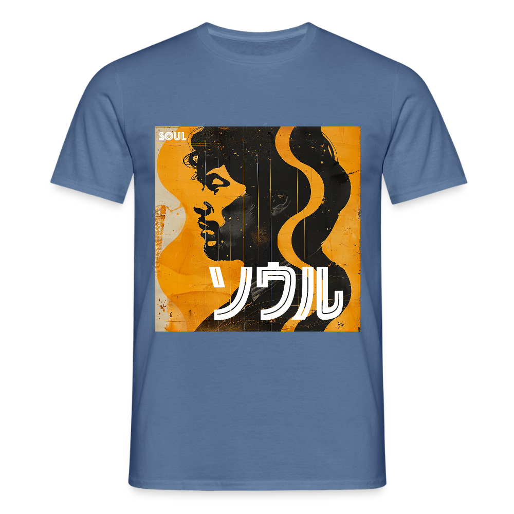 Nippon Grooves, T-shirt unisex - duvblå