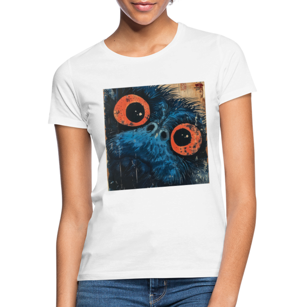 Den blå vännen, T-shirt dam - vit
