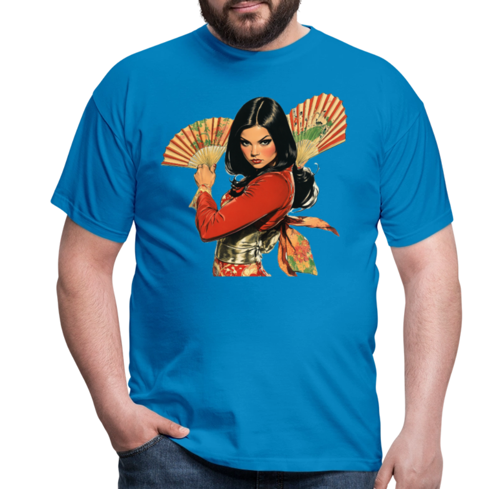 Dansen med Solfjädrar: Vindens krigare, T-shirt herr - kungsblå