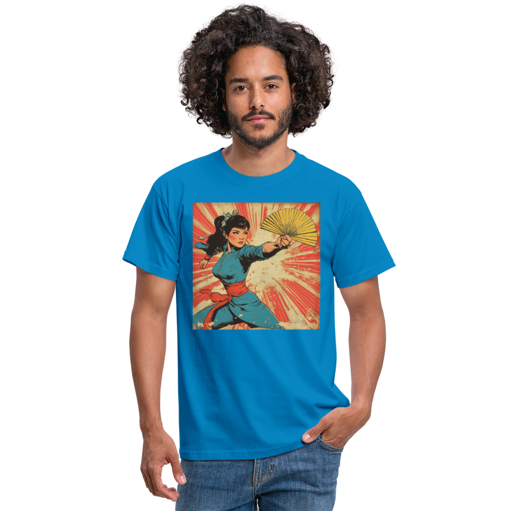 Solfjädern, T-shirt herr - kungsblå