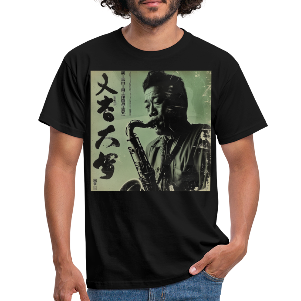 Live Mount Fuji Jazzcafé , T-shirt herr - svart