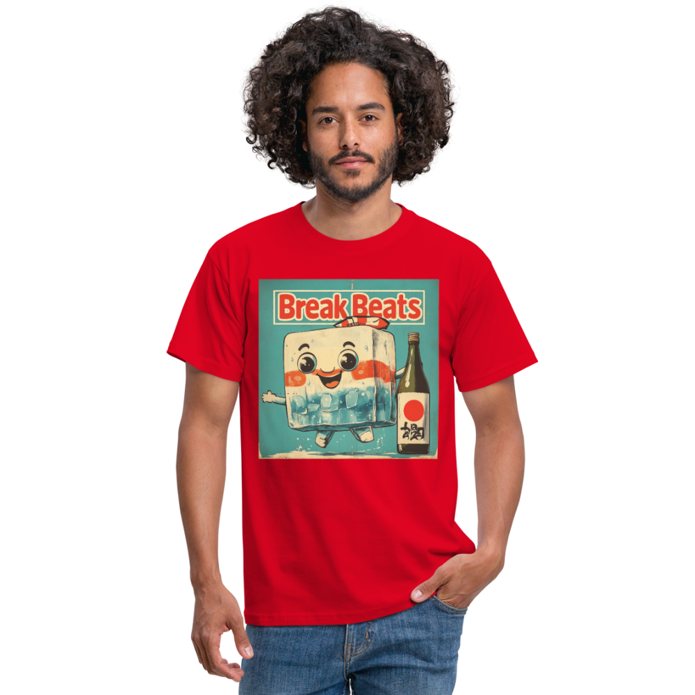 Nippon Break Beats, T-shirt herr - röd