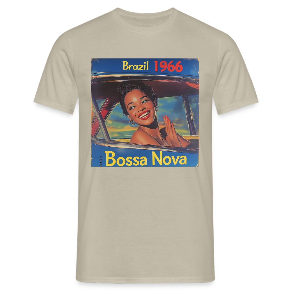 Isabela Costa, brazil 1966, T-shirt herr - sandbeige