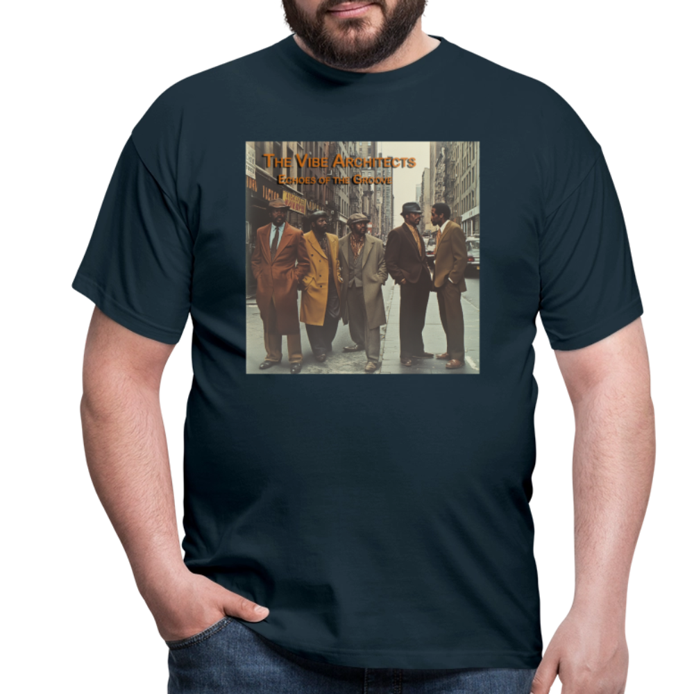 The Vibe Architects, T-shirt herr - marinblå