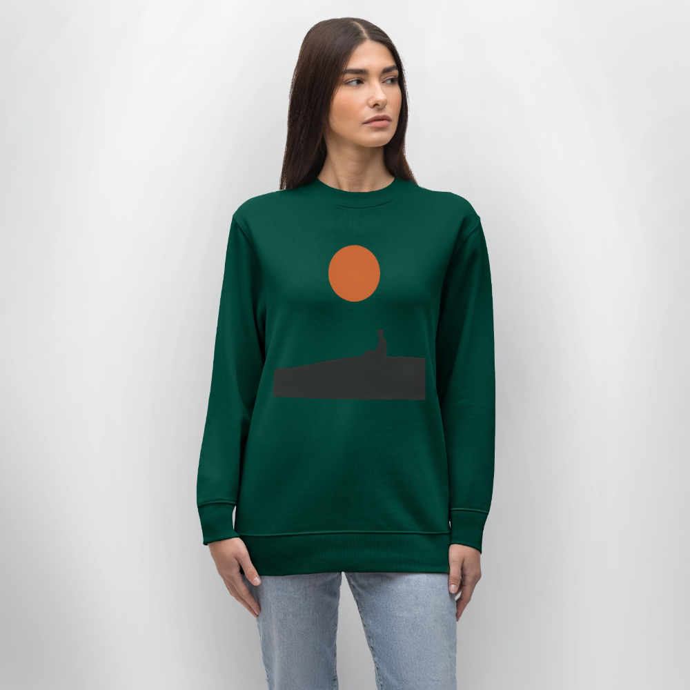 Under the sun, Ekologisk sweatshirt CHANGER unisex från Stanley/Stella - skogsgrön