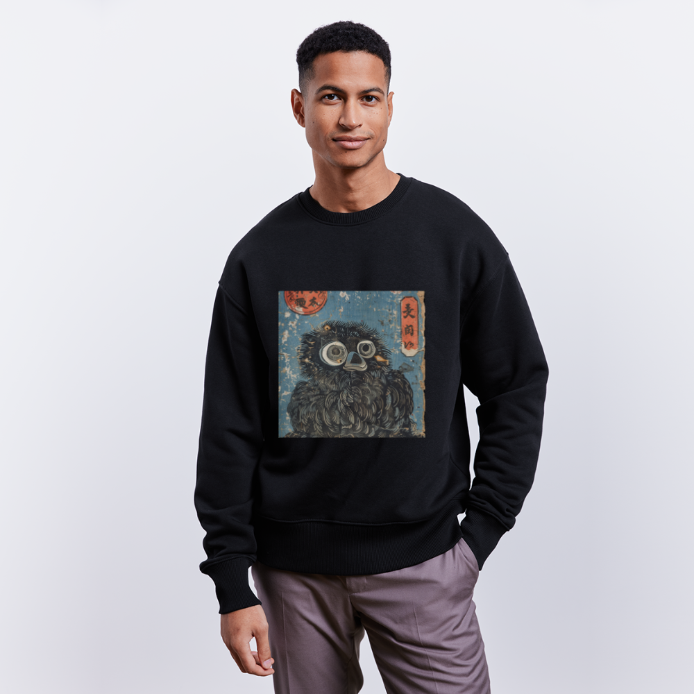 Denimiko, Ekologisk oversizetröja RADDER unisex från Stanley/Stella - svart