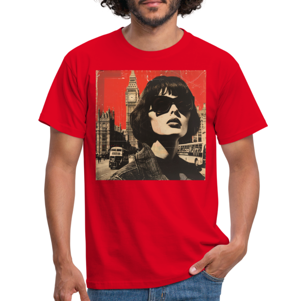 T-shirt herr - röd