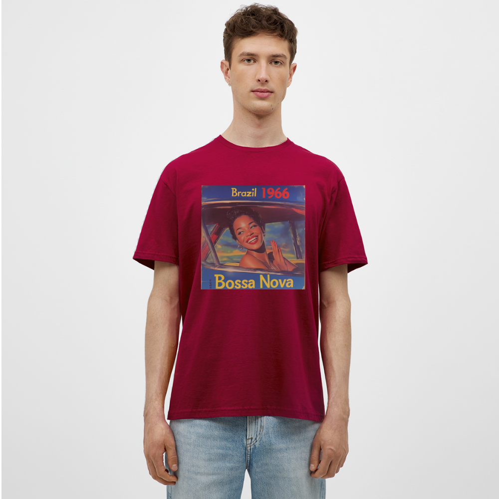 Isabela Costa, brazil 1966, T-shirt herr - tegelröd
