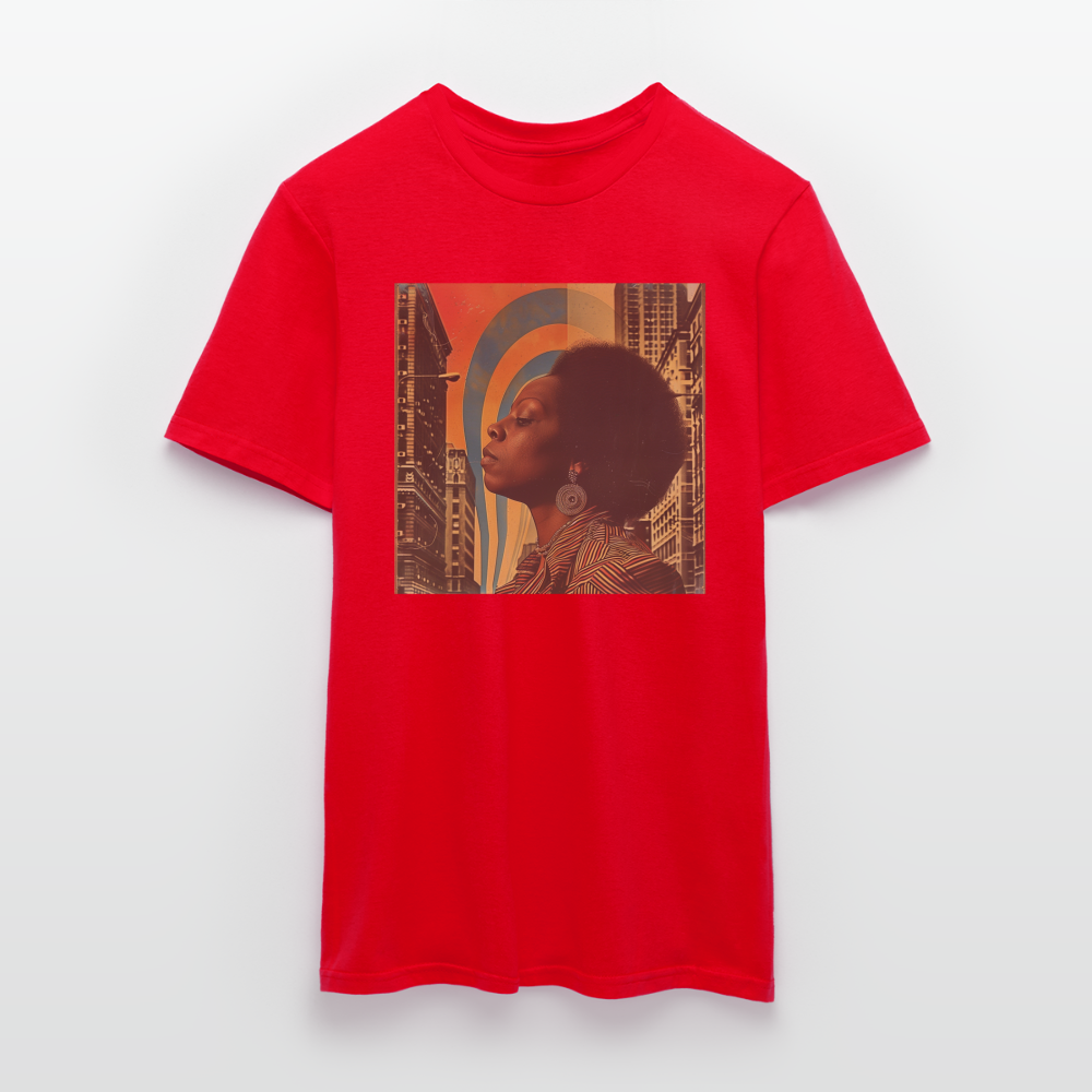 Jazz in the Moonlight, T-shirt herr - röd