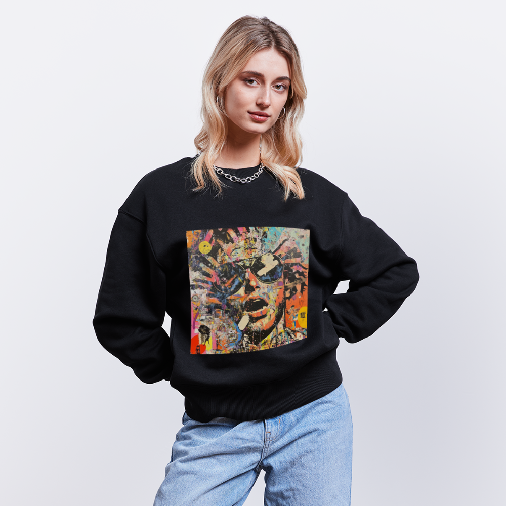 Cosmic Soul Groove, Ekologisk oversizetröja RADDER unisex från Stanley/Stella - svart