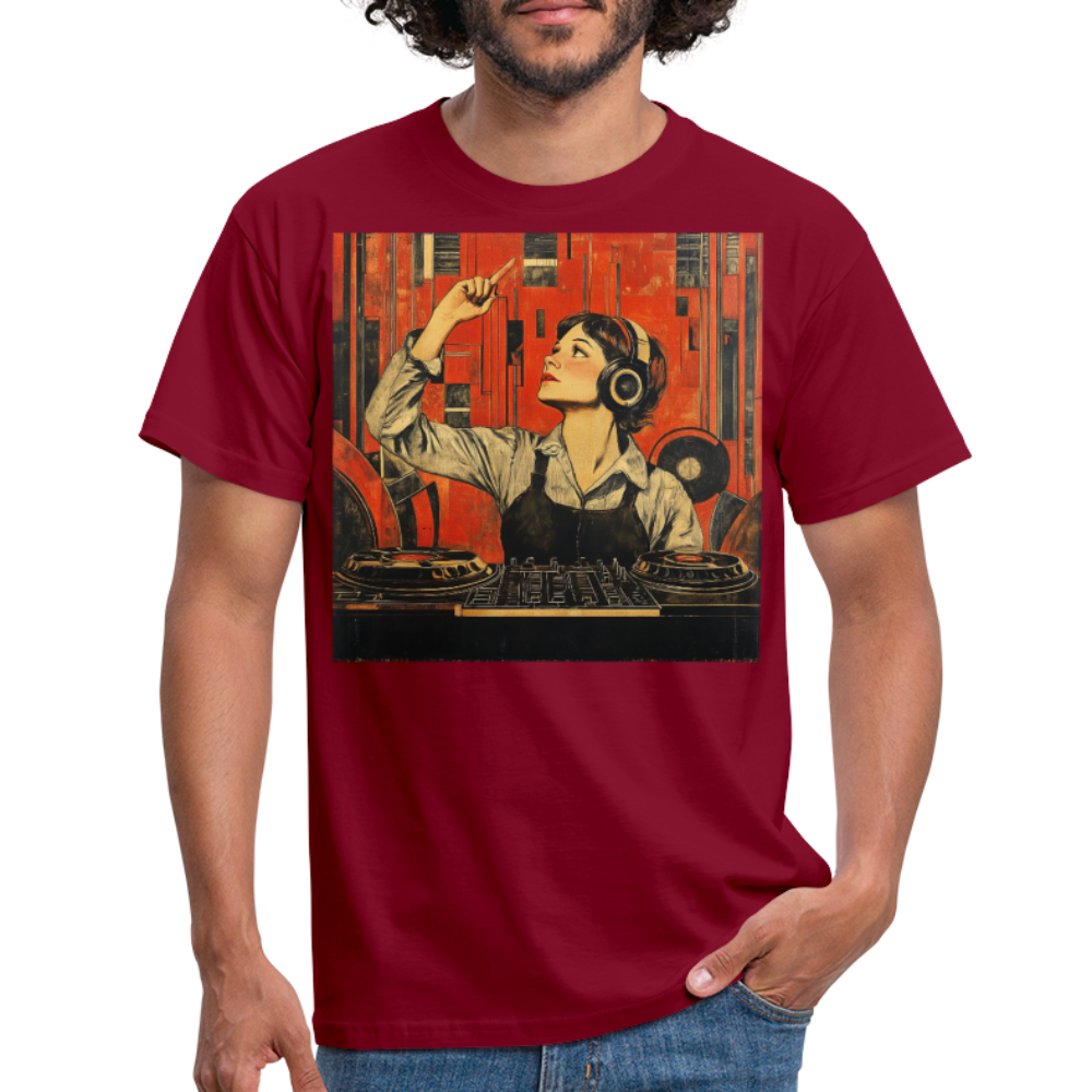 Revolutionens Rytm, T-shirt herr - tegelröd