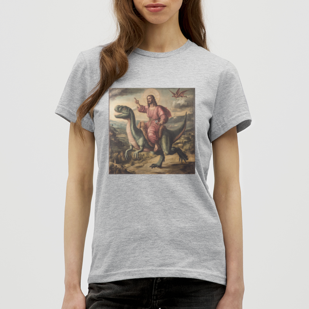 Ritten genom Tiden, T-shirt dam - gråmelerad