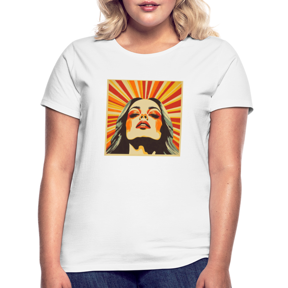 Sun Girl, T-shirt dam - vit
